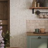 Sketched Meadow Wallpaper in Stone on Windsor Cream