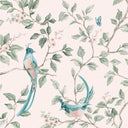 Song of The Lovebirds Wallpaper in Soft Pink
