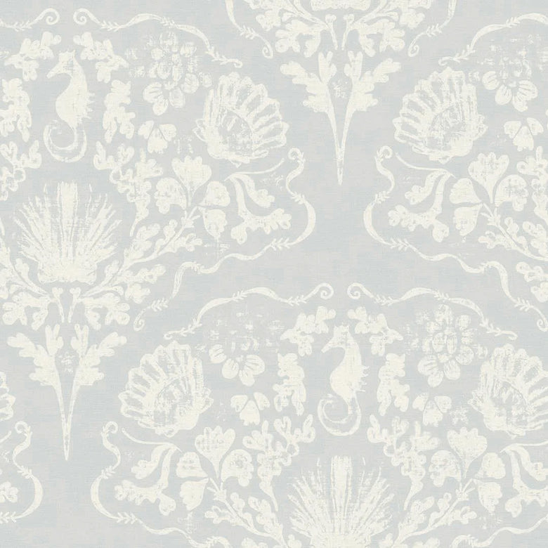 Sample of St. Mawes Lace Wallpaper in Shades of Mineral