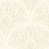 Sample of St. Mawes Lace Wallpaper in Shades of Sand