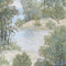 Stately Stream Wallpaper in Greens and Teal