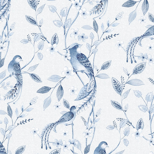 Sunrise Serenade Wallpaper in Shades of Blue