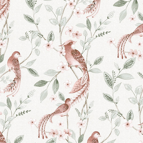 Sunrise Serenade Wallpaper in Tan and Sage
