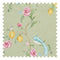 Suzhou Songbirds Fabric in Sage