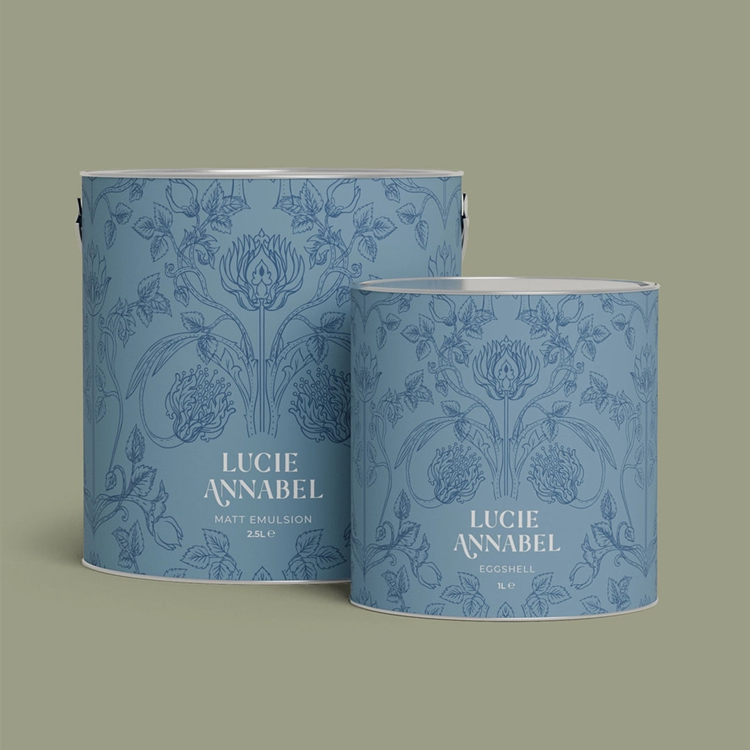 Earthy Olive Eggshell Paint - 1L