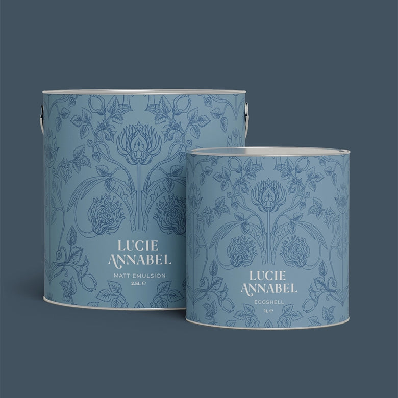 Muted Sapphire Eggshell Paint - 1L