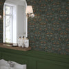 The Endearing Deer Wallpaper in Shades of Green