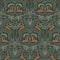 The Endearing Deer Wallpaper in Shades of Green