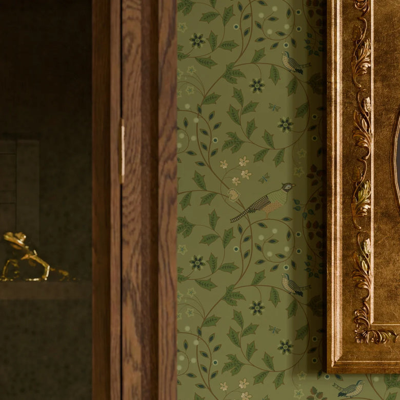 The Grand Estate Wallpaper in Rural Tones on Gentleman Green