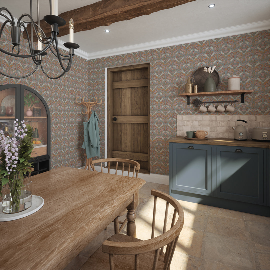 wallpaper with hares