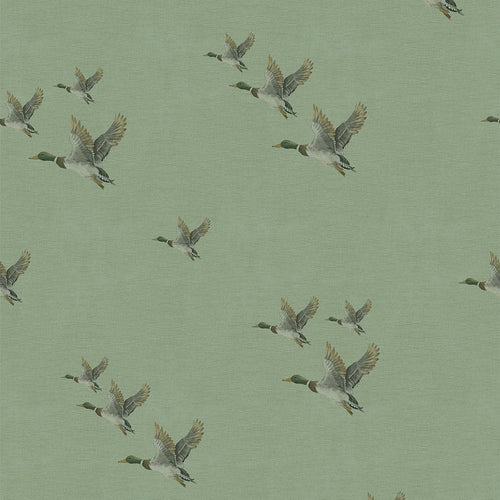 The Mallards Wallpaper in Laurel Green
