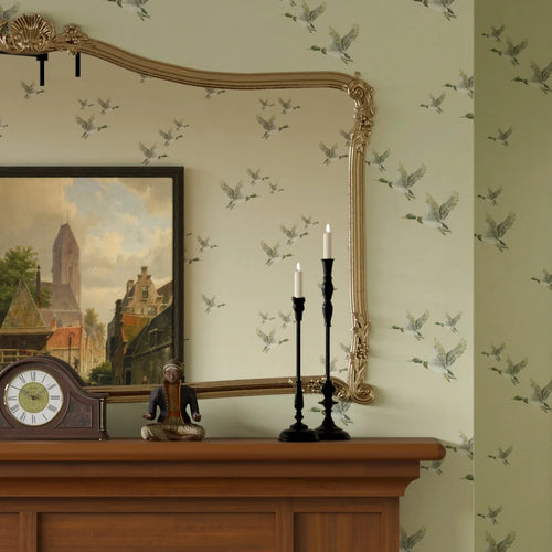 The Mallards Wallpaper in Sand