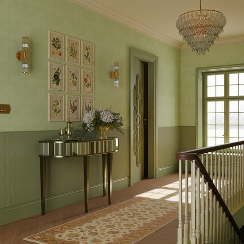 The Orient Wallpaper in Olive