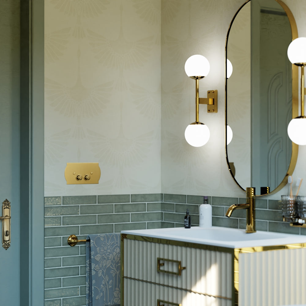 The Orient Wallpaper in Vintage Cream