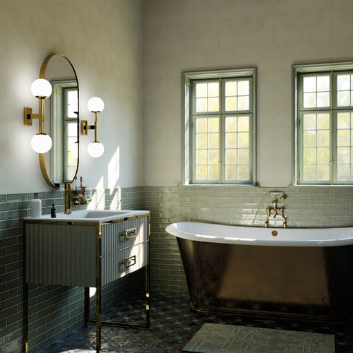 The Orient Wallpaper in Vintage Cream