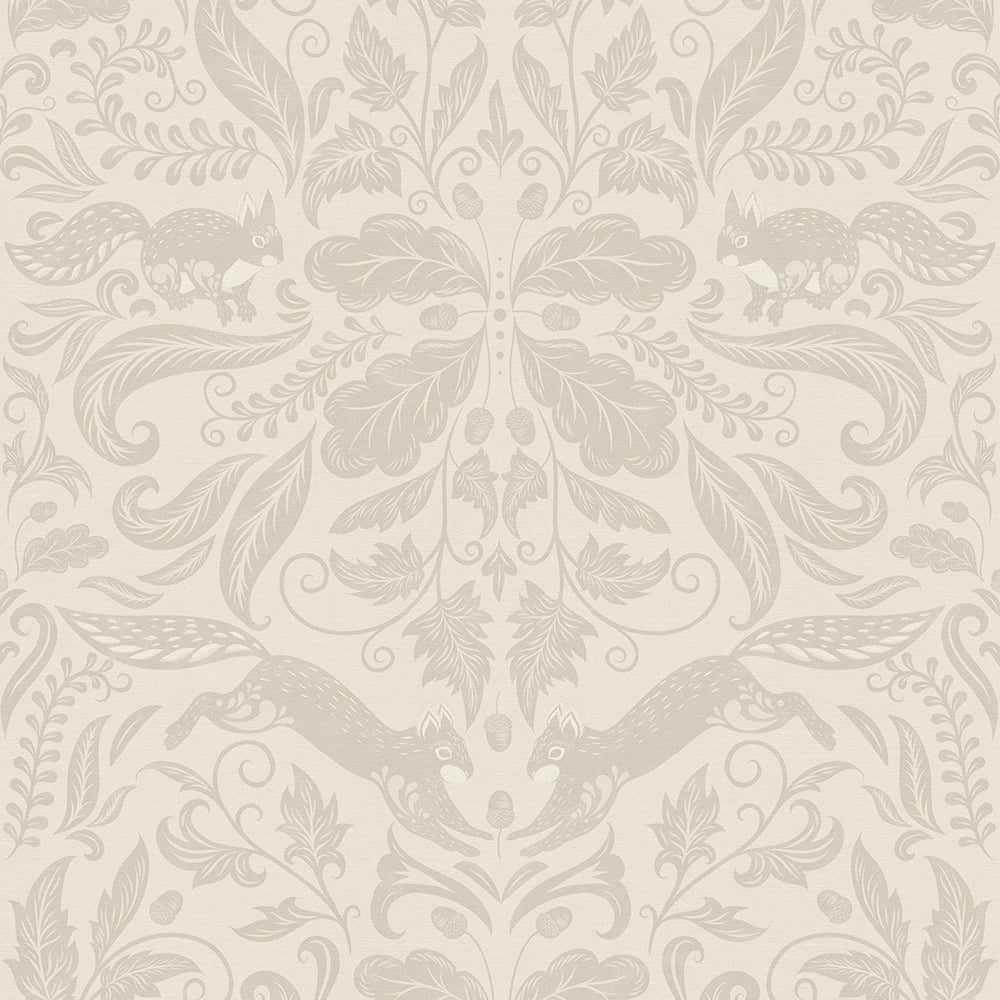 The Secret Squirrel Wallpaper in Stone