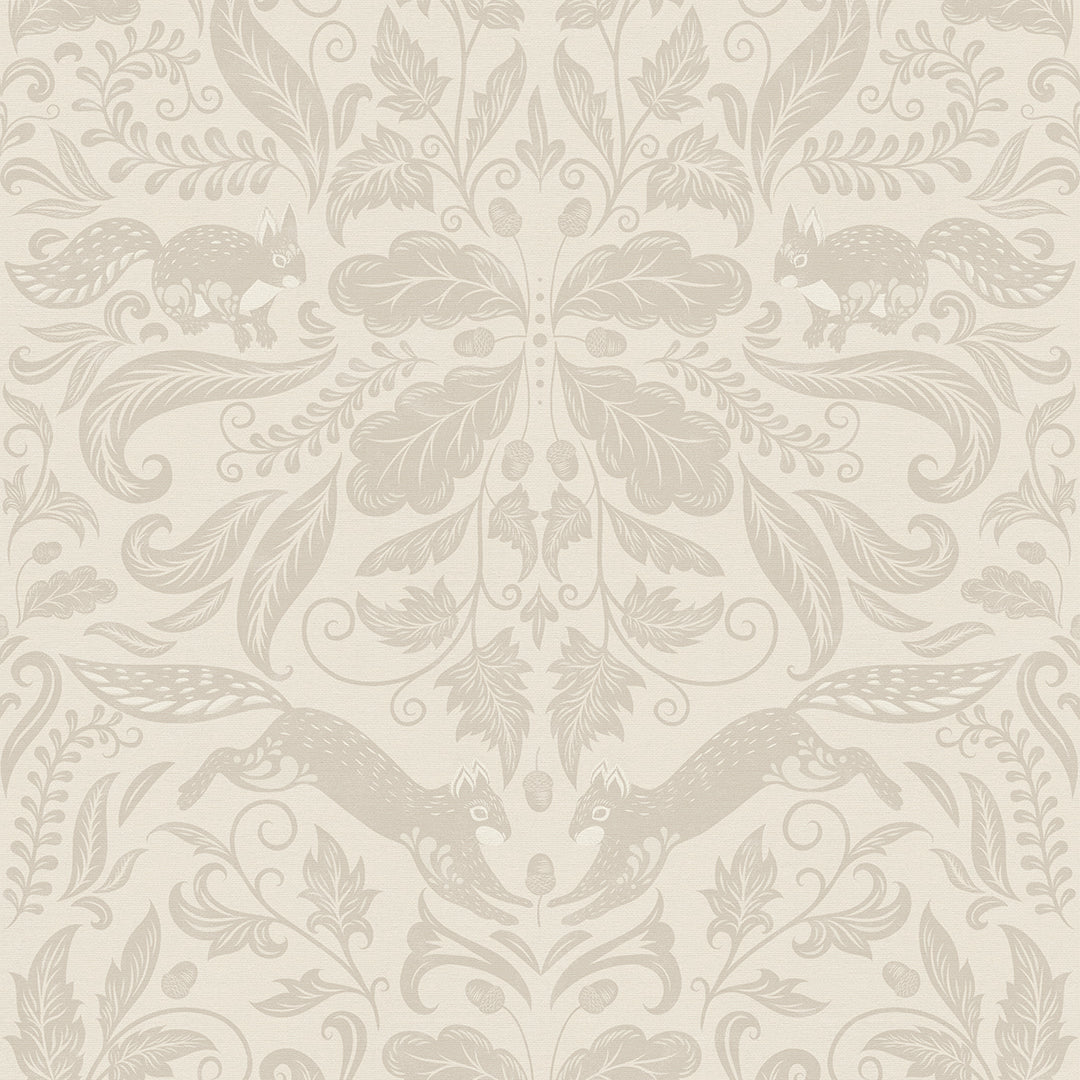 The Secret Squirrel Wallpaper in Stone