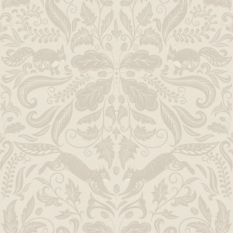 The Secret Squirrel Wallpaper in Stone
