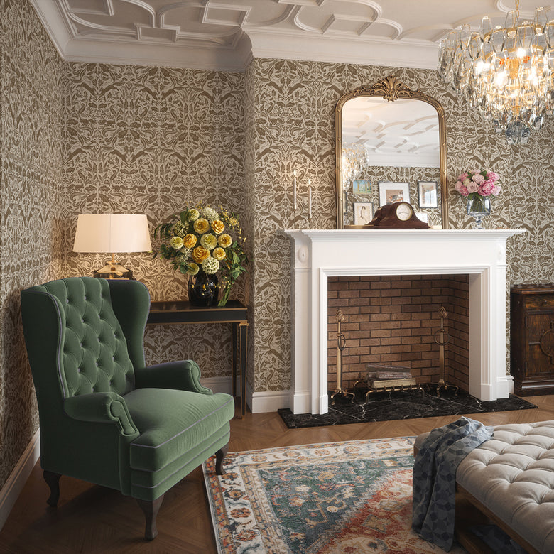 The Secret Squirrel Wallpaper in Cocoa