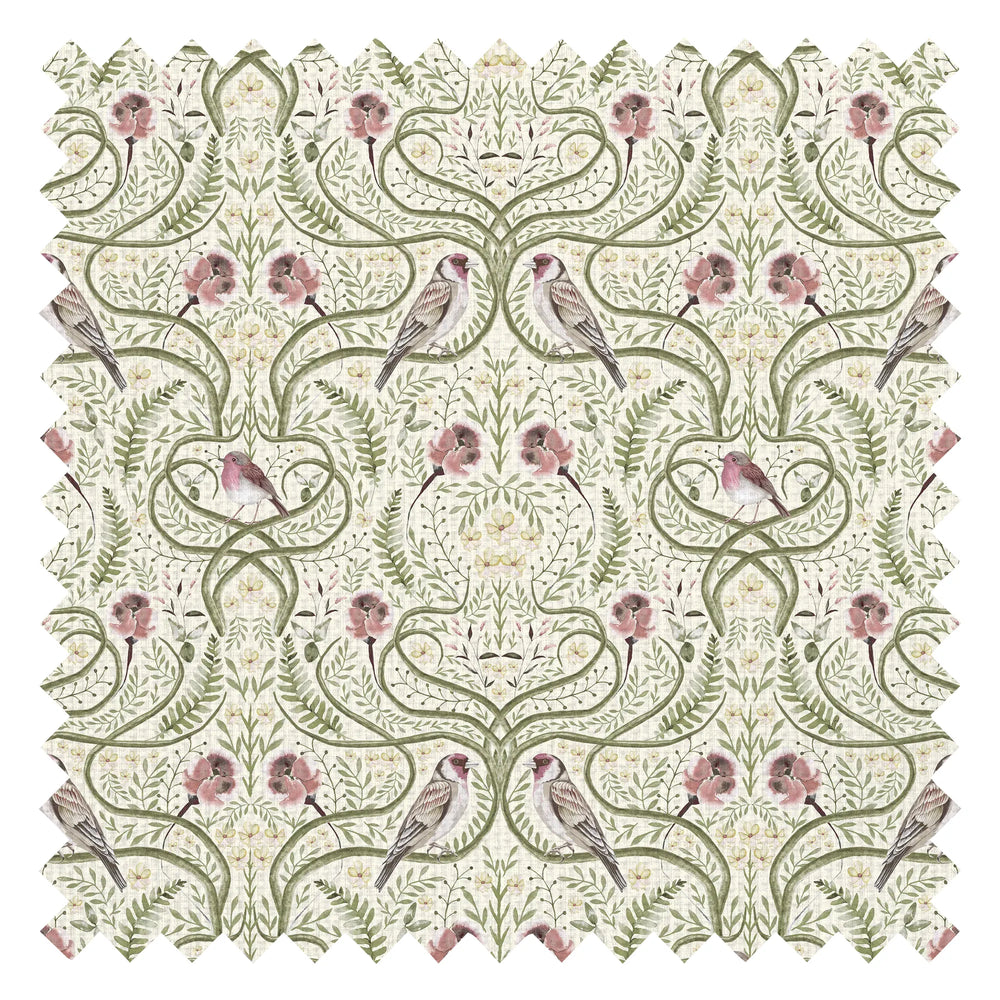The Gilded Garden Fabric in Cream