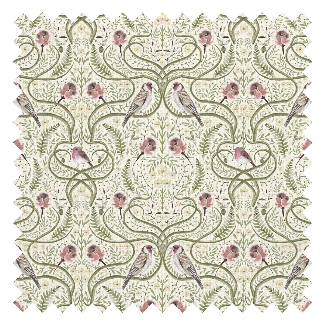 The Gilded Garden Fabric in Cream