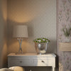 Thistle Royale Wallpaper in Dusty Pink
