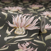 Thistle Royale Wallpaper in Pure Charcoal