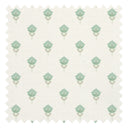 Threaded Flora Fabric in Blues and Greens