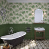 Toile De Jouy Wallpaper in Fern Green