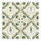 Topiary Perfection Fabric in Greens on Parchment Cream