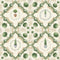 Topiary Perfection Wallpaper in Greens on Parchment Cream