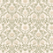 Tulip Garden Wallpaper in Sage and Cream on Soft Cream