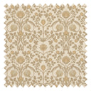 Tulip Garden Fabric in Soft Brown and Tan on Light Brown