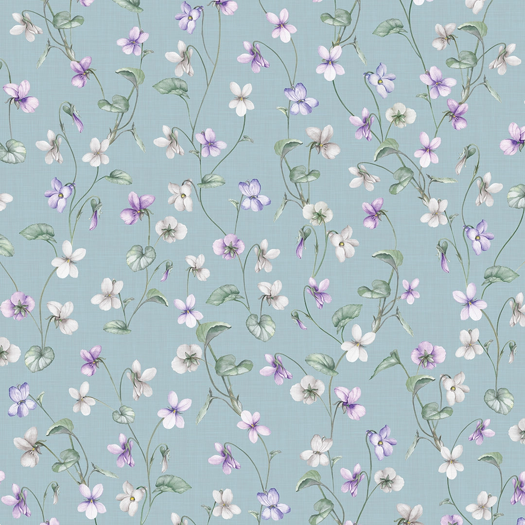 Sample of Violet Wallpaper in Mineral Mist