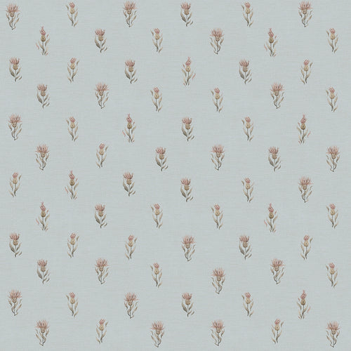 Sample of Wee Thistle Wallpaper in Mineral Mist