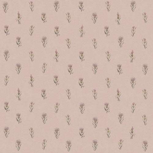 Sample of Wee Thistle Wallpaper in Vintage Rose