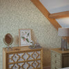 Whimsical Willow Wallpaper in Windsor Cream and Thyme