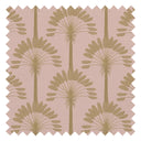 Palmette Fabric in Dusty Pink and Gold