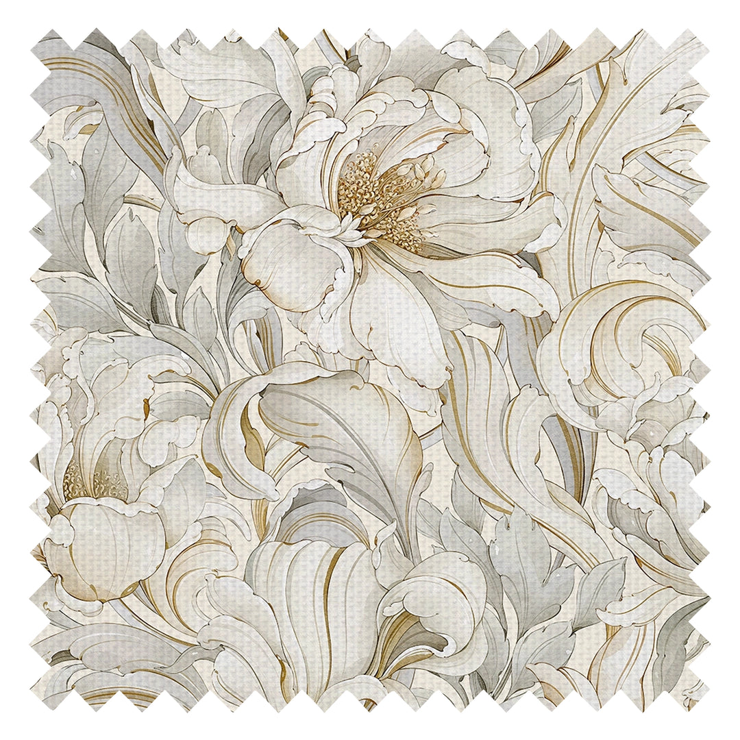 Lily of the Manor Fabric in Vintage Cream