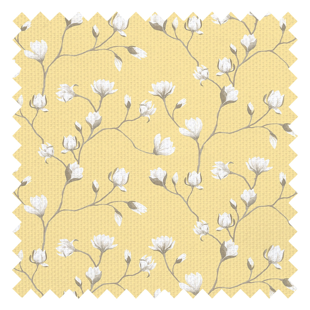 Sweet Magnolia Fabric in Lemon Meringue