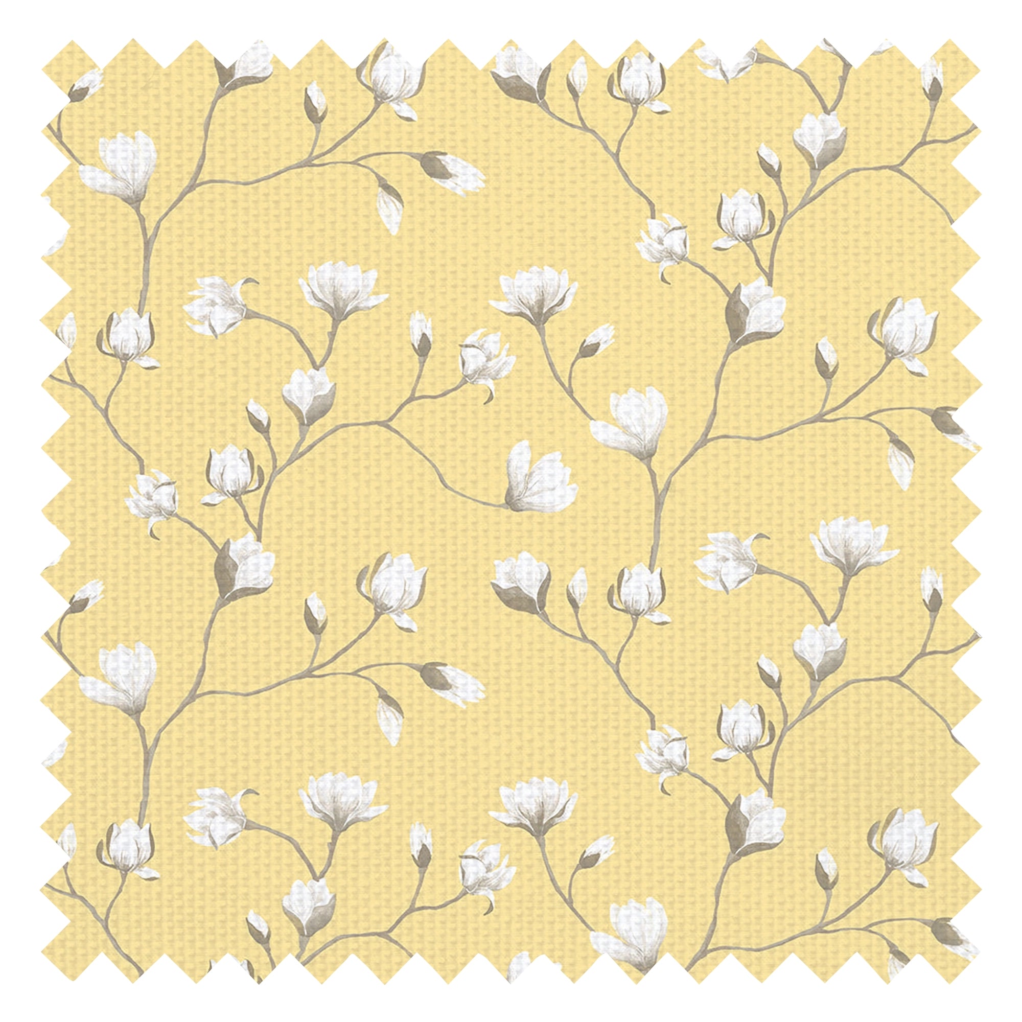Sweet Magnolia Fabric in Lemon Meringue