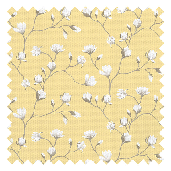 Sweet Magnolia Fabric in Lemon Meringue