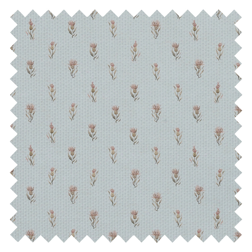 Wee Thistle Fabric in Mineral Mist