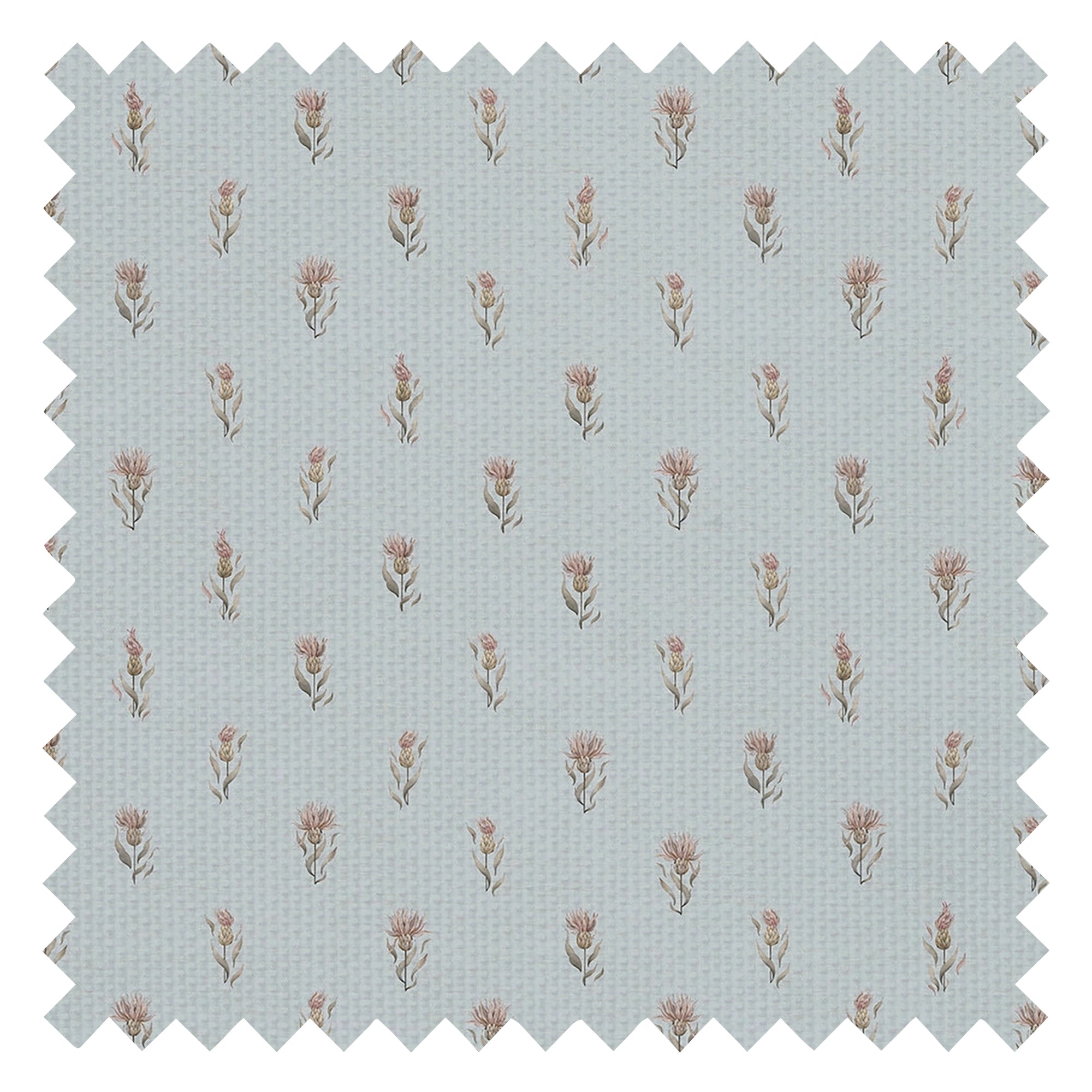 Wee Thistle Fabric in Mineral Mist