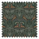 The Endearing Deer Fabric in Shades of Green