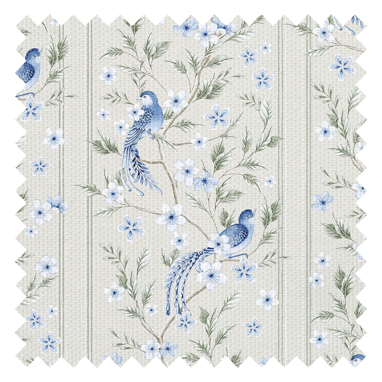 The Enchanted Garden Fabric in Cream