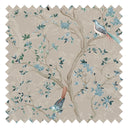 Branches and Birdsong Fabric in Latte