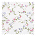 Sweet Pea Fabric in Pinks and Lilacs on Vintage Cream