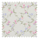 Sweet Pea Fabric in Pinks and Lilacs on Soft Sage