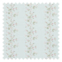 Ditsy Hawthorn Stripe Fabric in Duck Egg